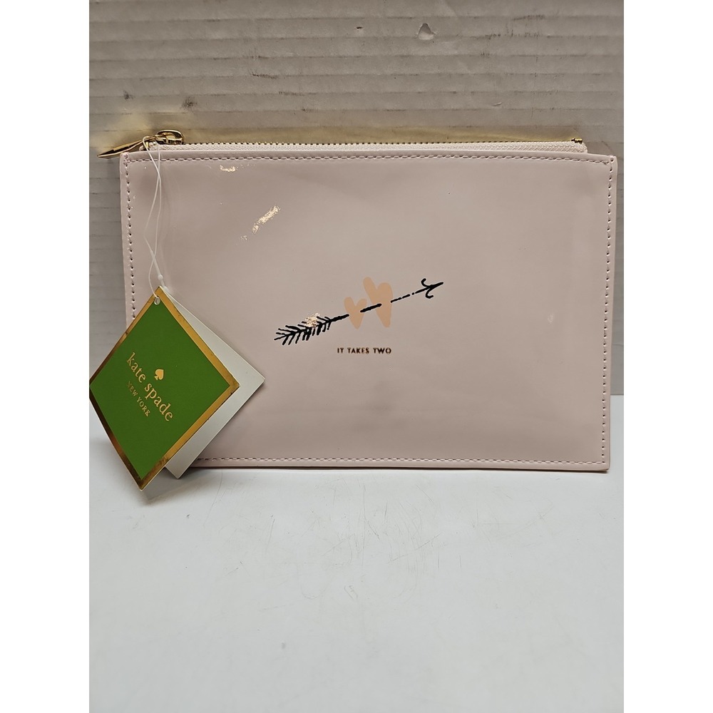 NEW‎ Kate Spade Two Hearts Bridal Pencil Pouch